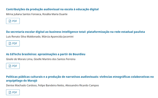 Dossiê sobre educação e tecnologia na RBPAE